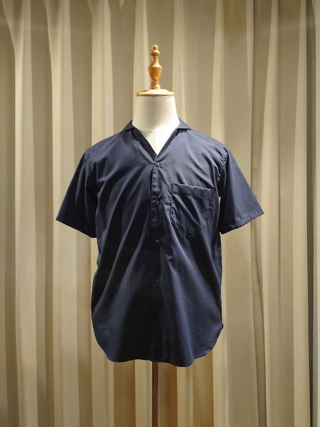 Garage.U.W 100双 BROAD S/S ECHOES SHIRT NAVY