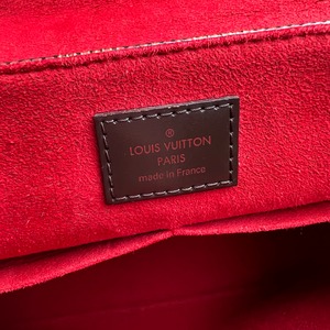 LOUIS VUITTON ルイヴィトン ２WAY ダミエ ベルガモ FL1102 レザー ショルダーバッグ ブラウン A-9832