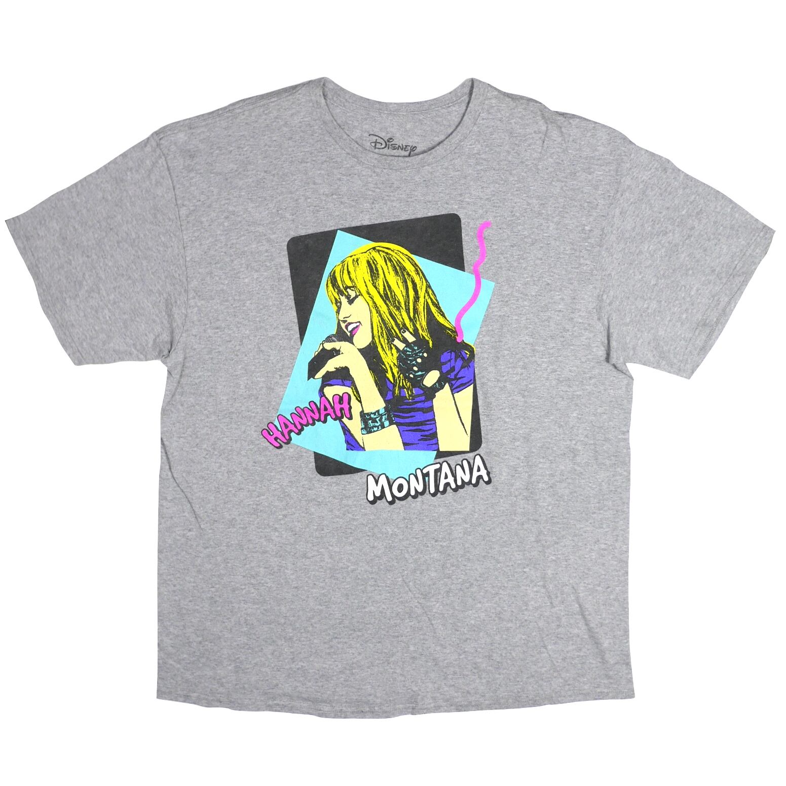 USED【XL】TV Drama Hannah Montana シークレット・アイドル ハンナ・モンタナ Tee / ©Disney