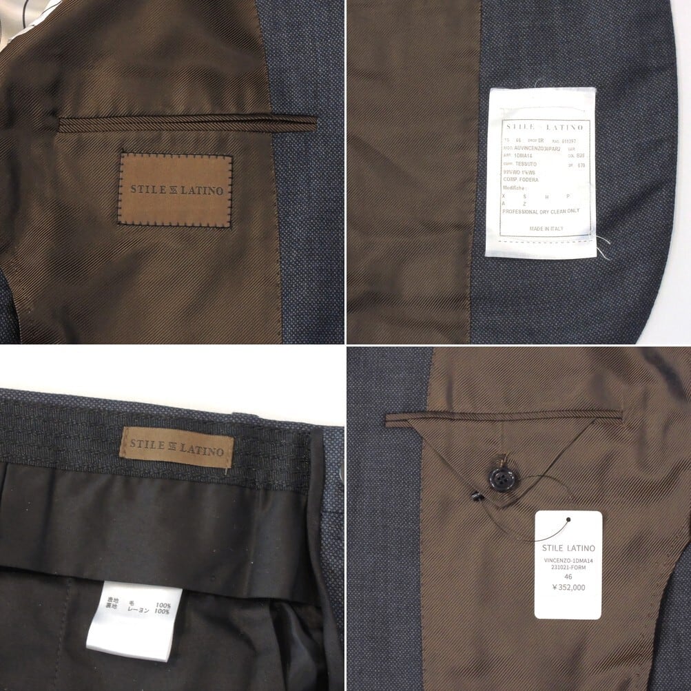 50%OFF・新品・46,50,52】 STILE LATINO(スティレ ラティーノ 50%OFF・新品・46,50,52】 STILE LATINO(スティレ ラティーノ