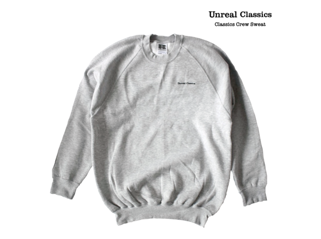 -CLASSICS CREW SWEAT- Light Oxford