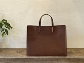 【限定数台ずつ企画】牛革の紙袋のような革袋・A4ヨコ