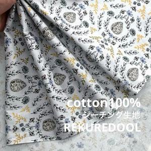 Cdr557◆1m◆SM◆綿100%シーチング生地◆ミツバチ柄