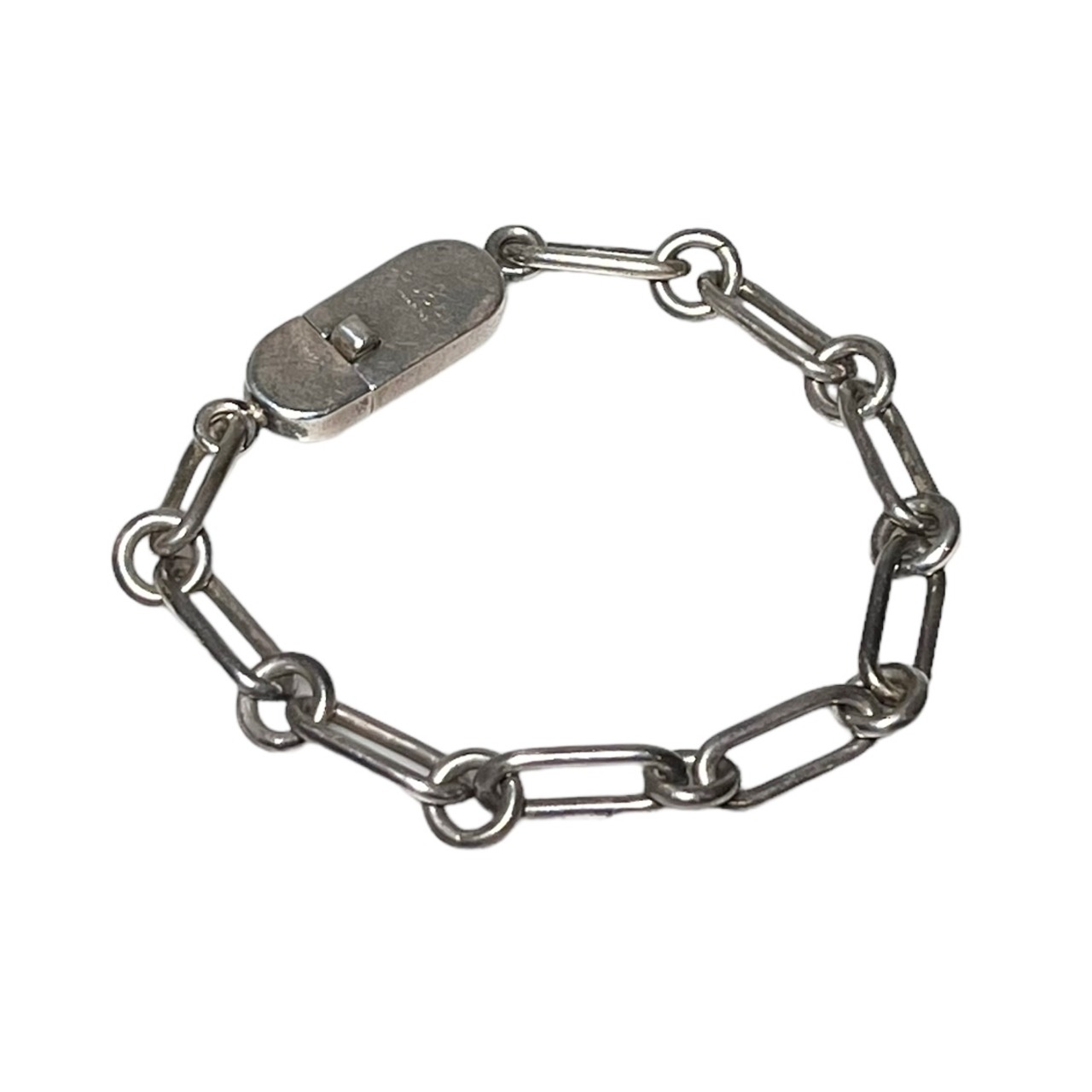 GUCCI silver chain bracelet