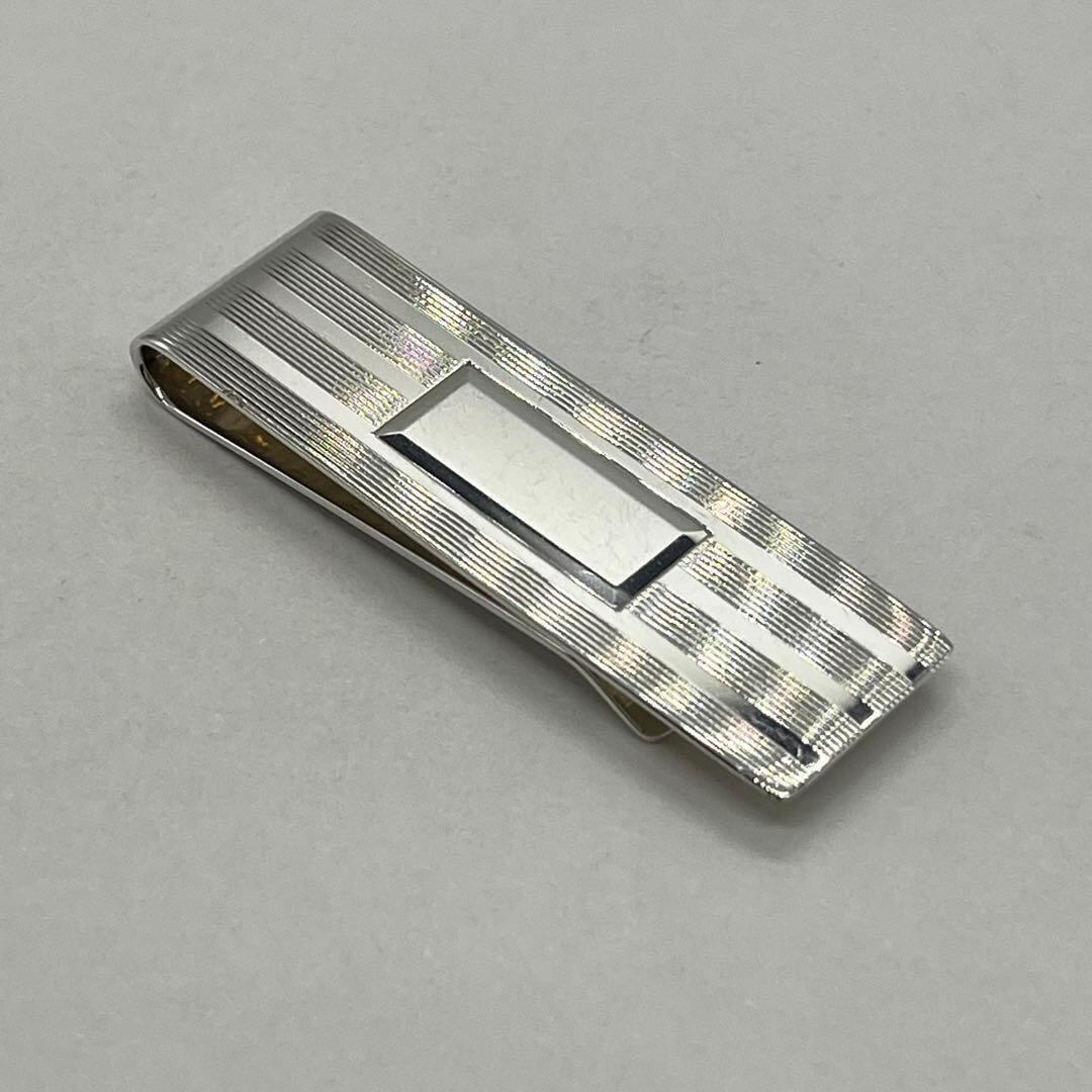 ティファニー TIFFANY&CO ストライプ マネークリップ SV925 希少
