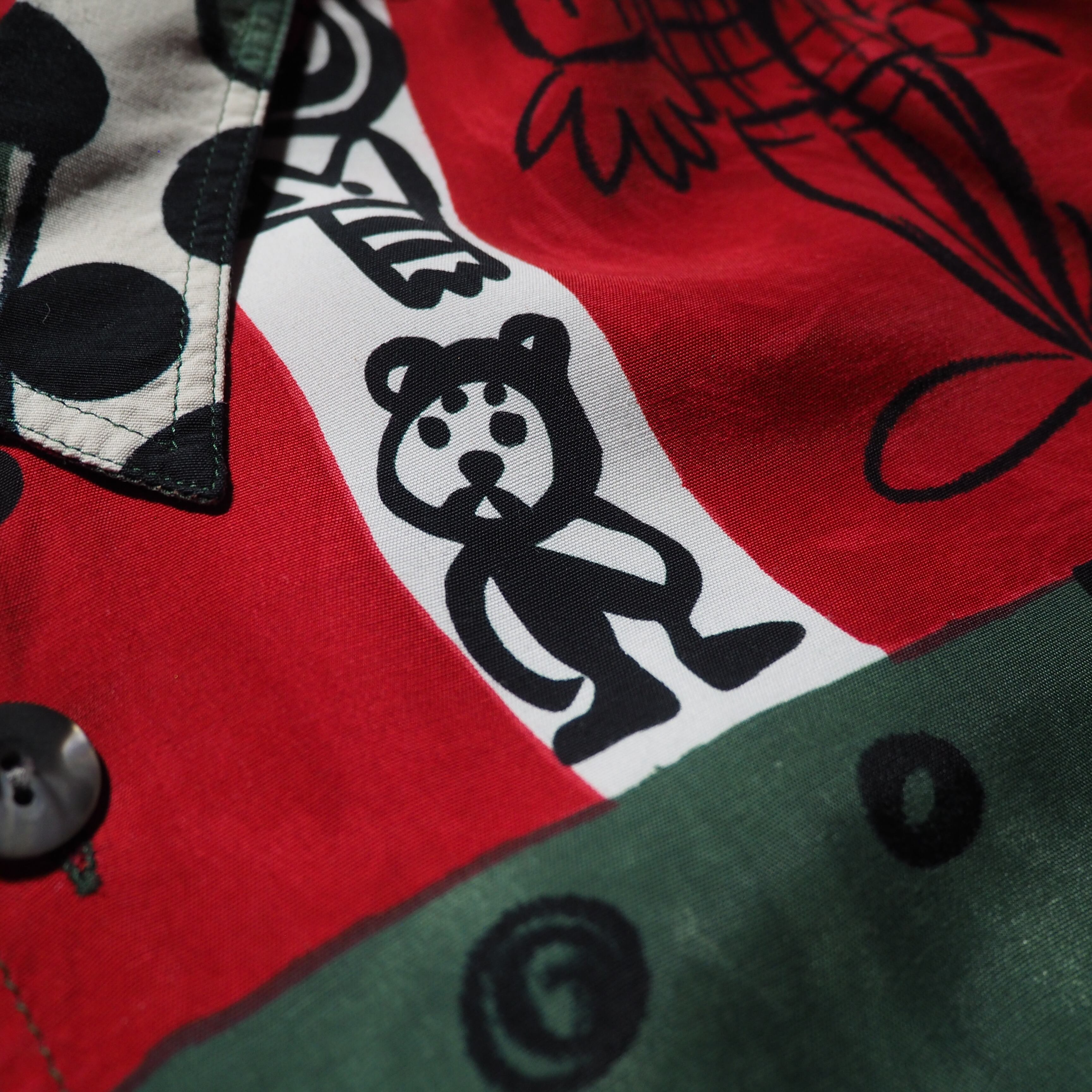 1990s Modern Retro art Painting vintage Drape loose shirt