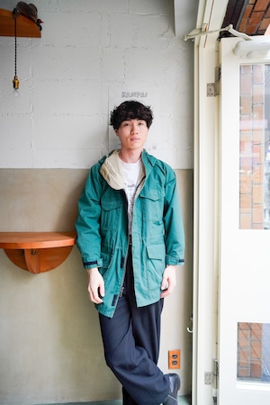 【1960s】"Frostline, Made in USA" 4-pocket Zip-up Alpine Smock / 6-304