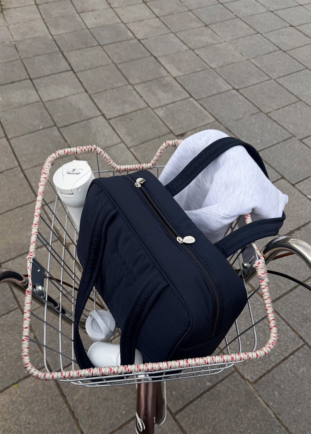 予約【OHDIBS】Cube Bag _ Deep Navy