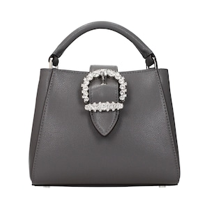 JIMMY CHOO ジミーチュウ レディース ハンドバッグ レザー グレー
