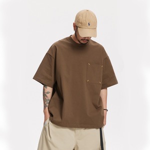 ★POCKET ROUND NECK HALF SLEEVE T　　　A0612