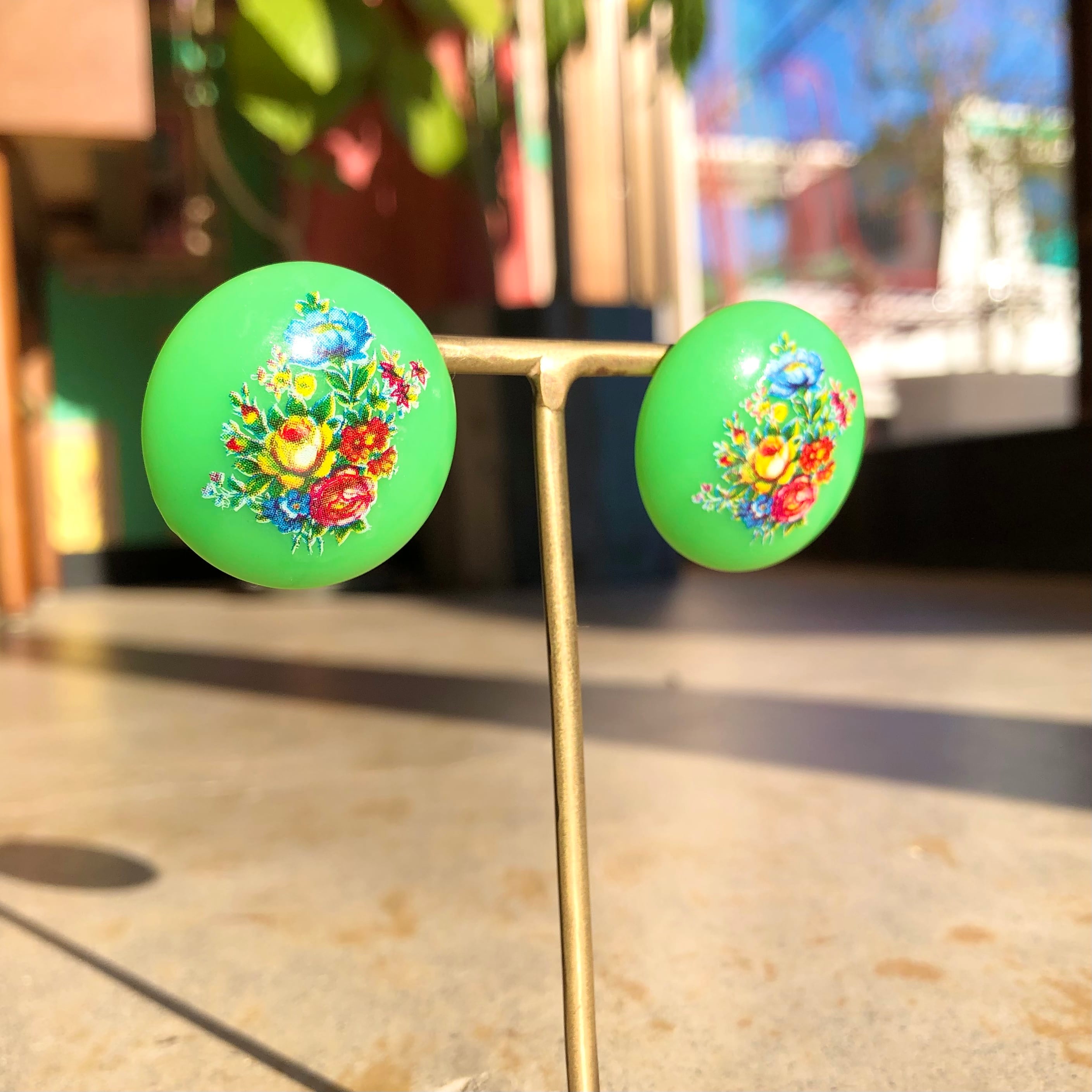 vintage accessory カボションピアス カボションイヤリング | HACCI