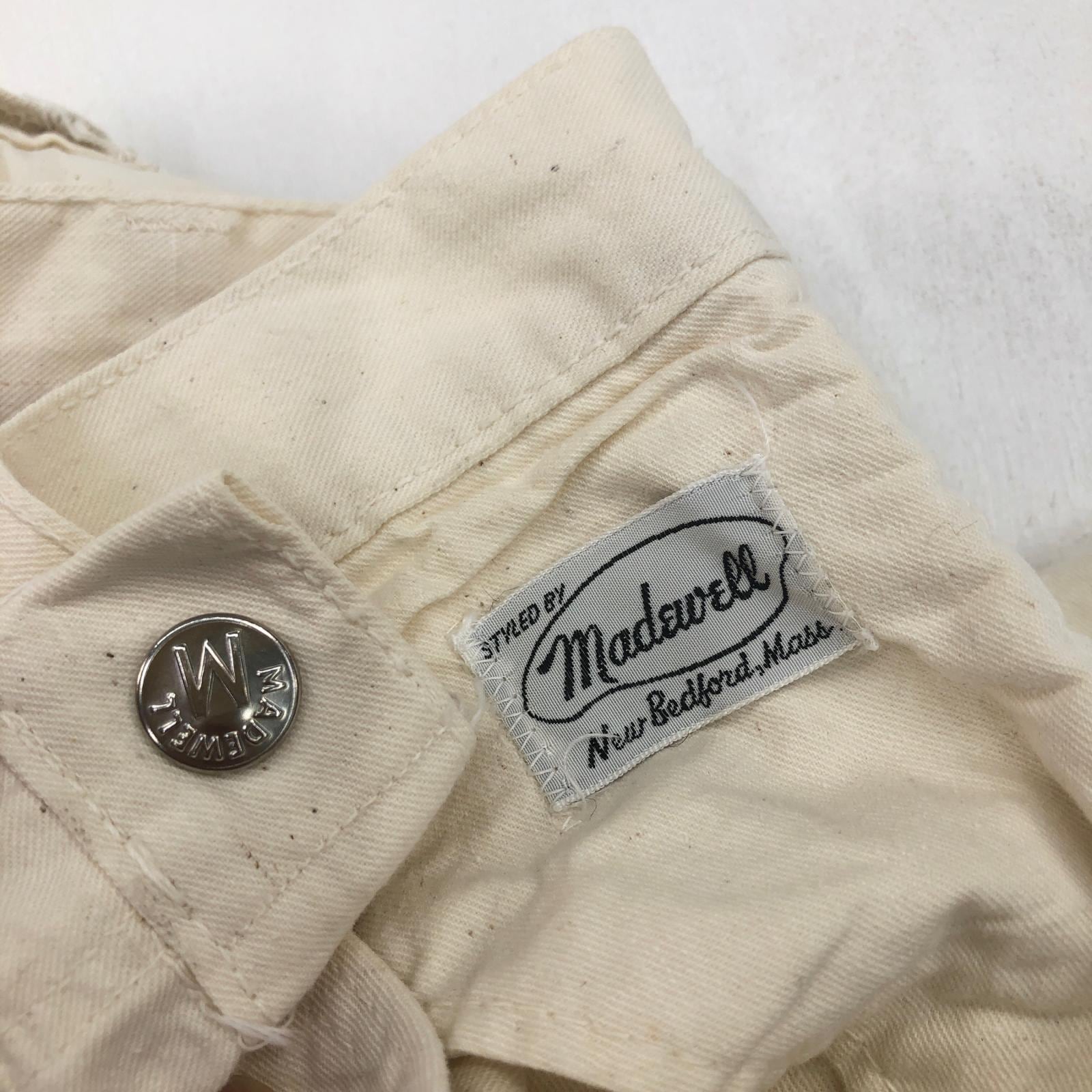MADEWELL メイドウェル 70年代 ホワイト ペインター パンツ SCOVILL