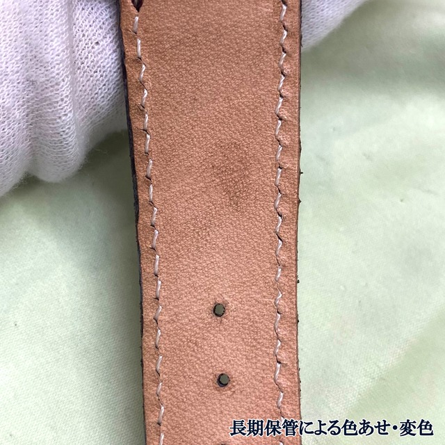 【訳あり品／展示品／小傷変色あり】本数限定特価 レクタンギュラー|プラチナホーニングレザー(シルバーブラウン)