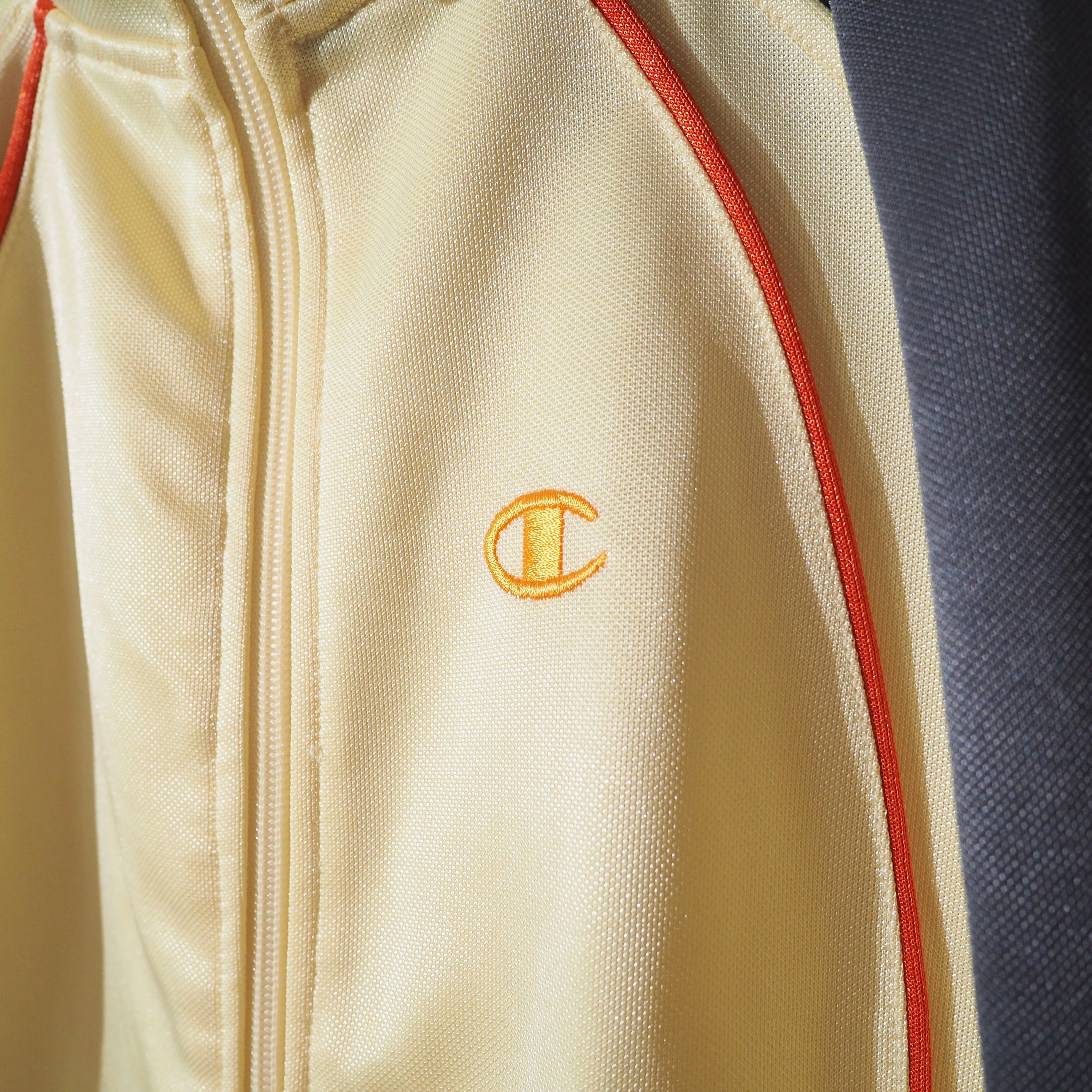 2000s " Champion " Light lemon yellow color Track jacket