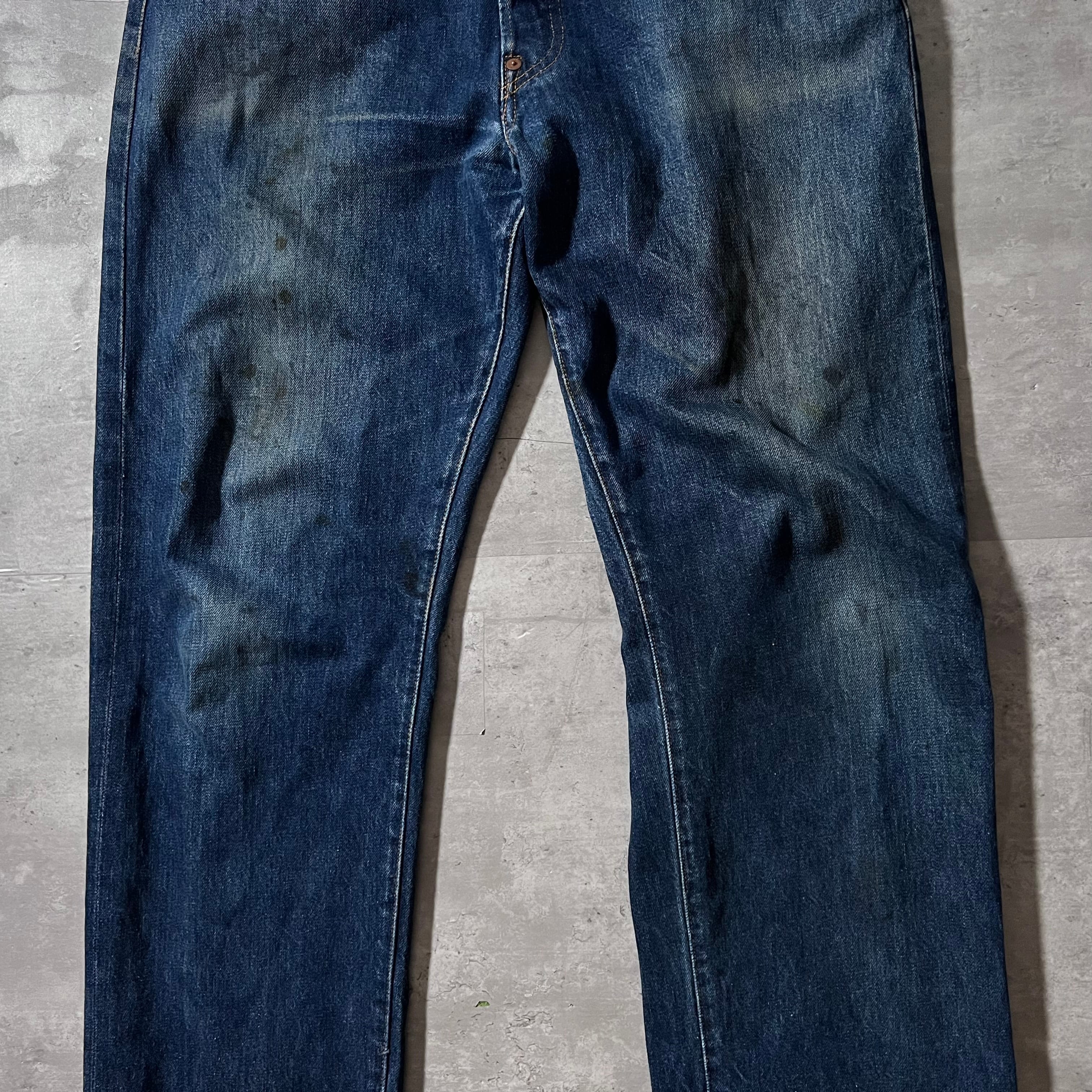 90s “Levi's 201XX”復刻 BIG E selvedge denim pants バレンシア工場製