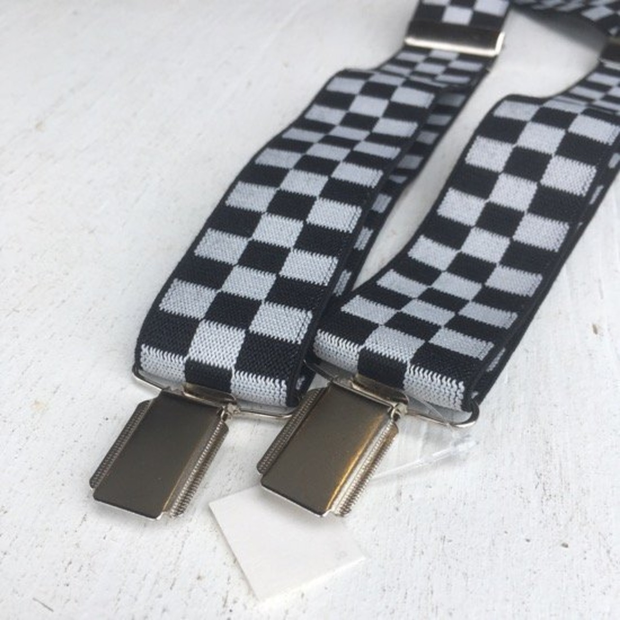 TOPANGA ACCESSORIES　クリップサスペンダー　チェック