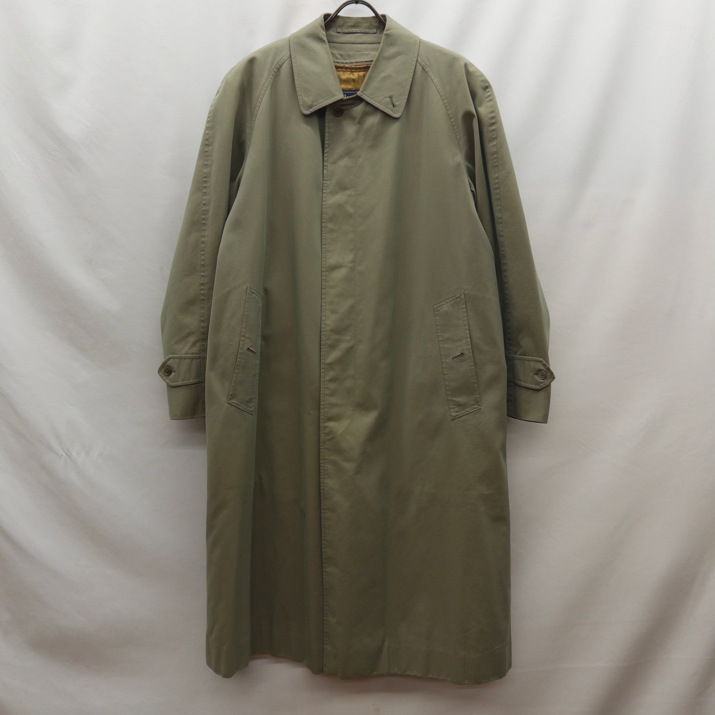 BURBERRYS】90s バーバリー 玉虫 バルマカンコート ステンカラー