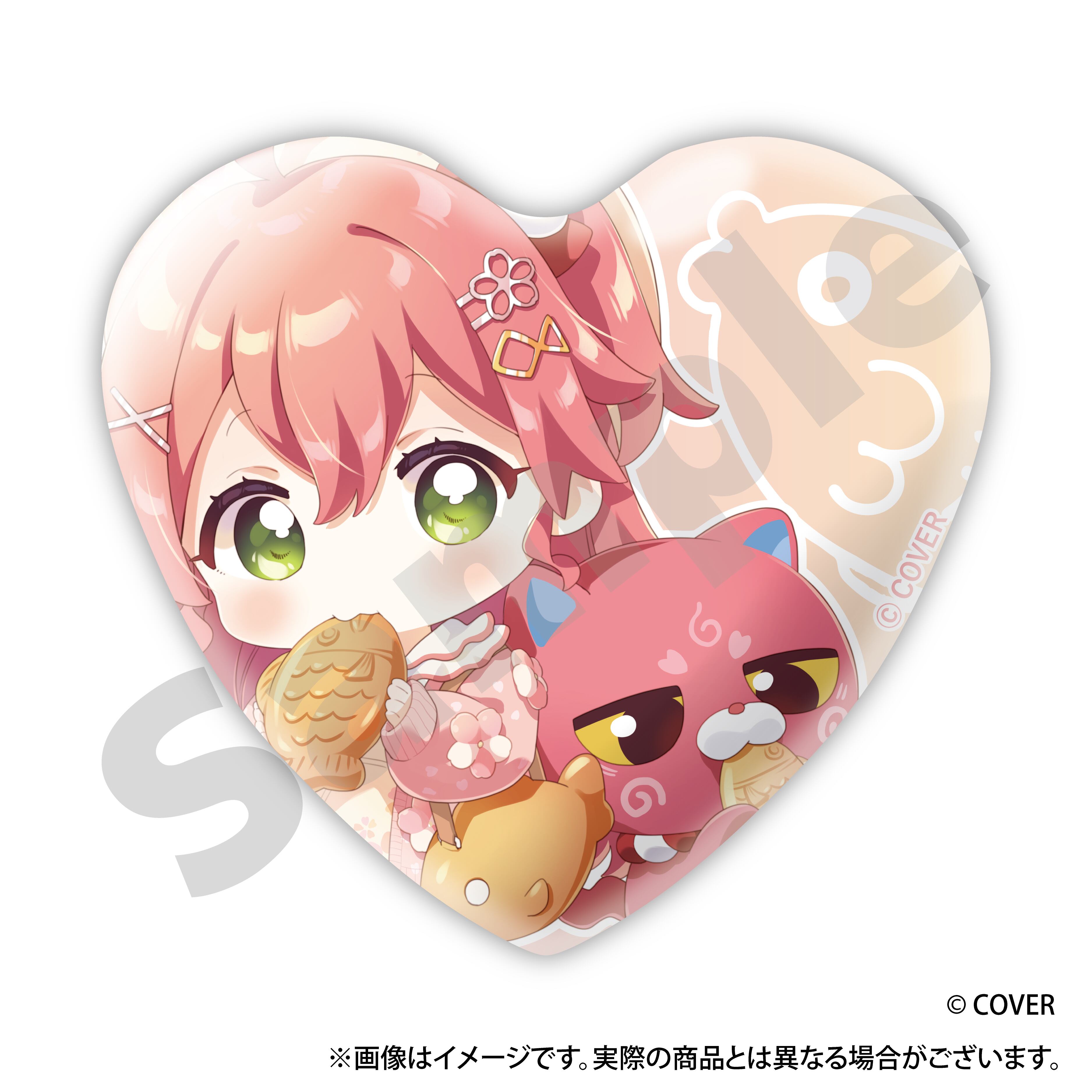 坂口桜利　トレーディングハート缶バッジ　⑧ AMNIBUS-日常使いできるアニメグッズの通販サイト-