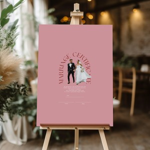 《 ゲスト参加型 》結婚証明書｜サインや寄せ書きができる　#07