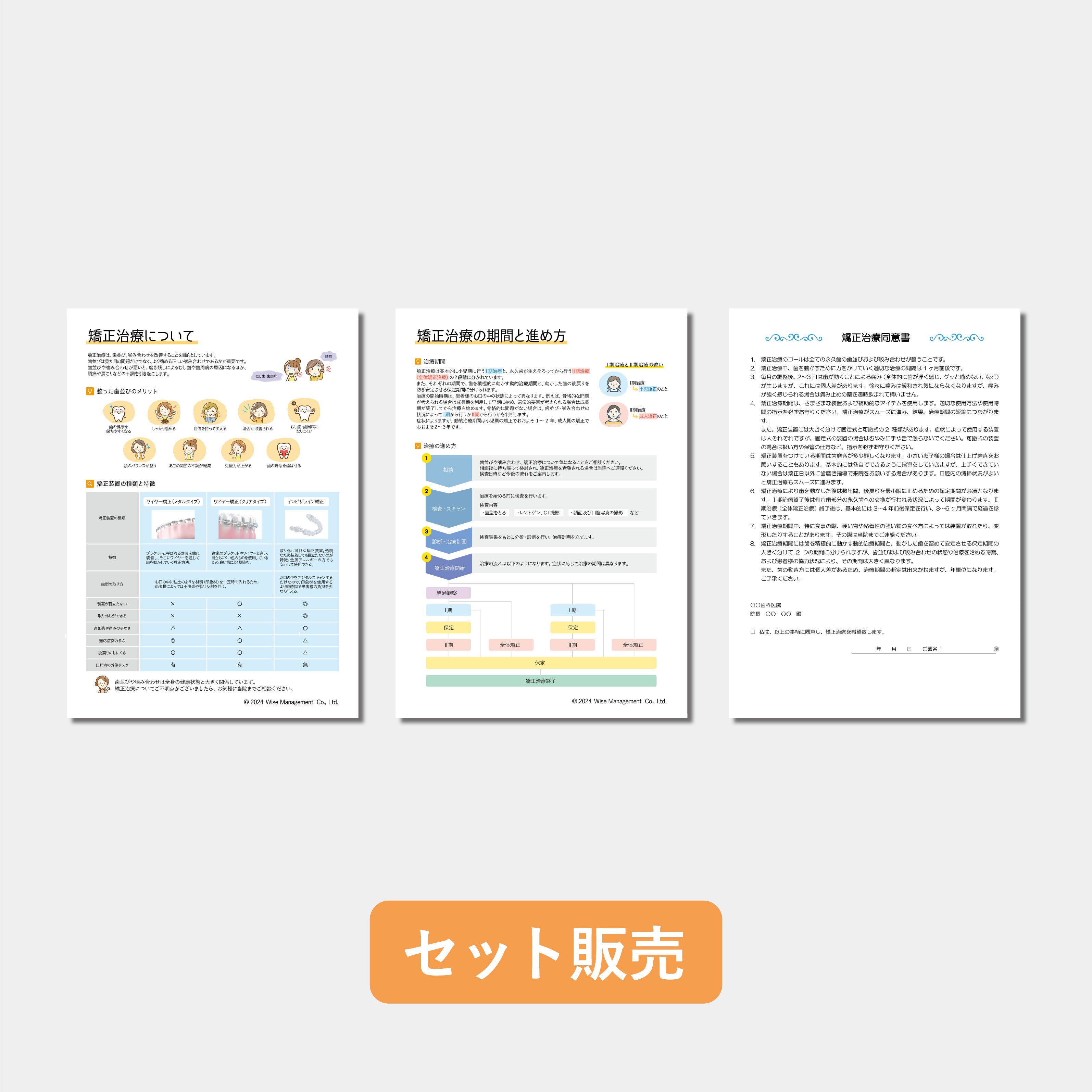【データ販売】矯正治療セット