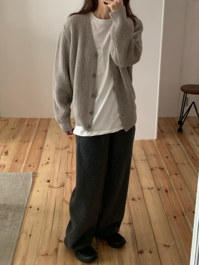 (予約) fl lanel / Teddy fleece pants 3color