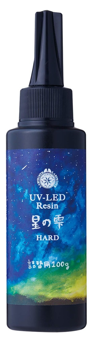 【人気】パジコ レジン液 大容量 UV-LEDレジン 星の雫 ハードタイプ 100g 透明 日本製 403240