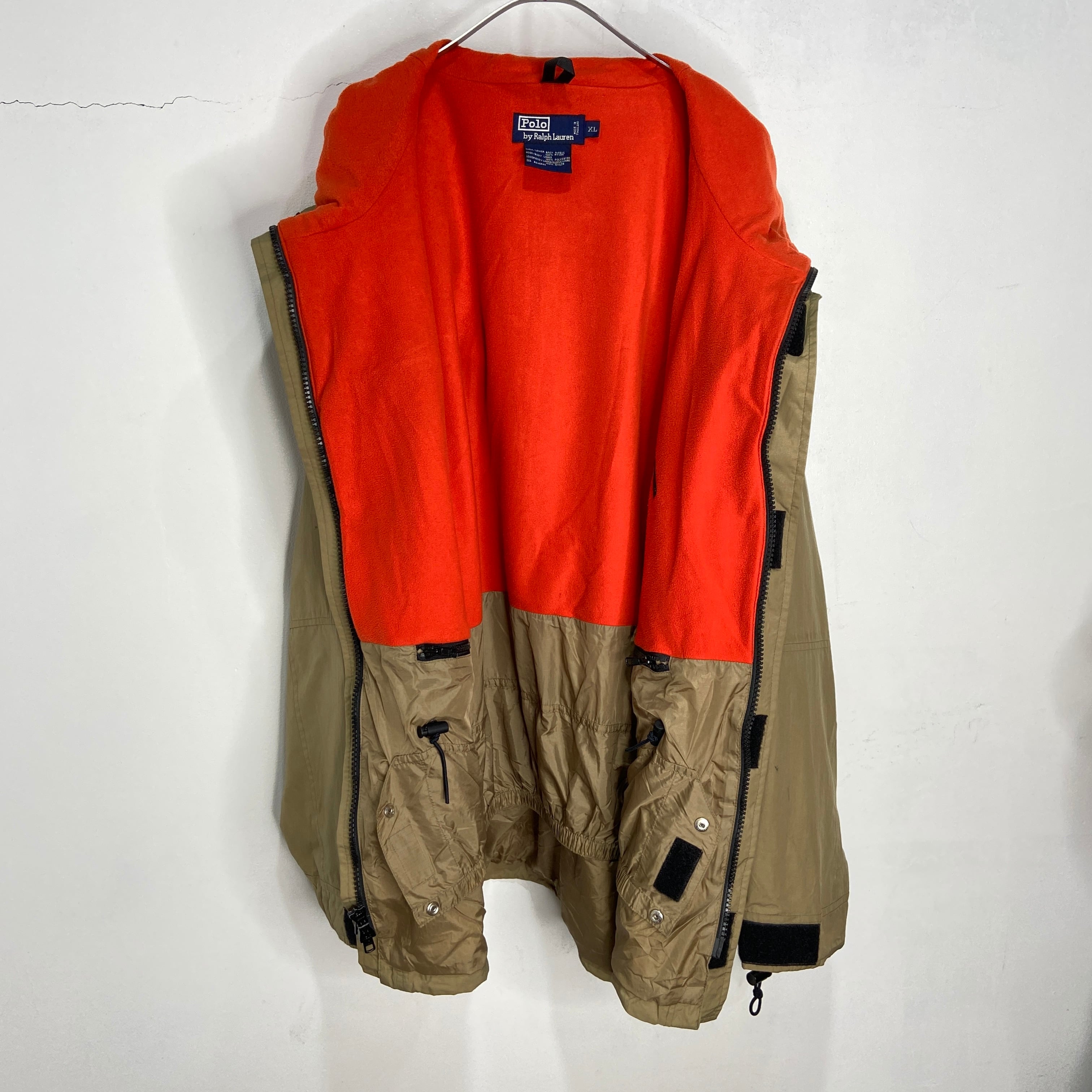 90s POLO HITECH ポロハイテック マウンテンパーカー ベージュ 90s POLO HITECH ポロハイテック マウンテンパーカー ベージュ