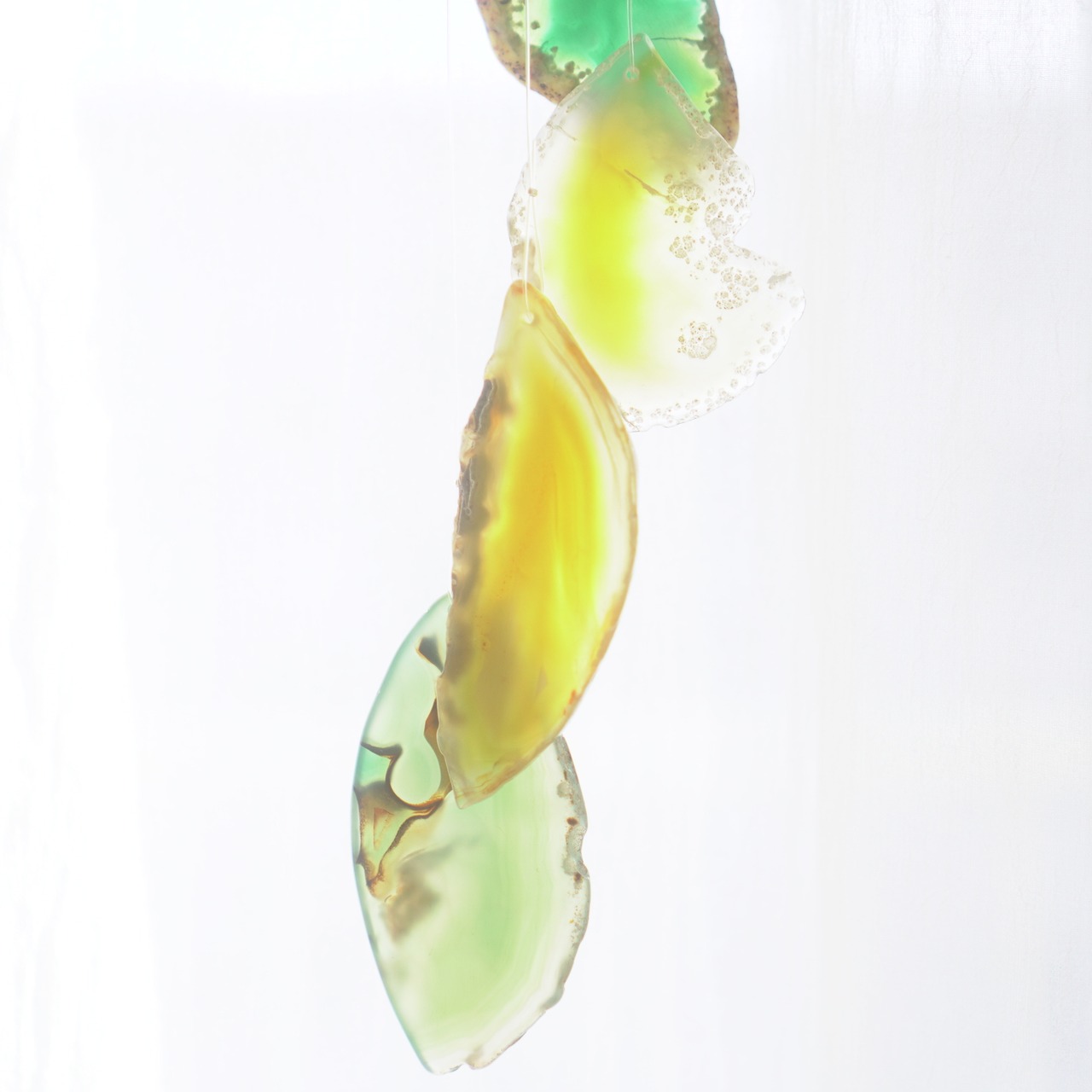 Mimosa 02 - アゲートヒーリングチャイム / Agate Sun Catcher Wind Chime 416