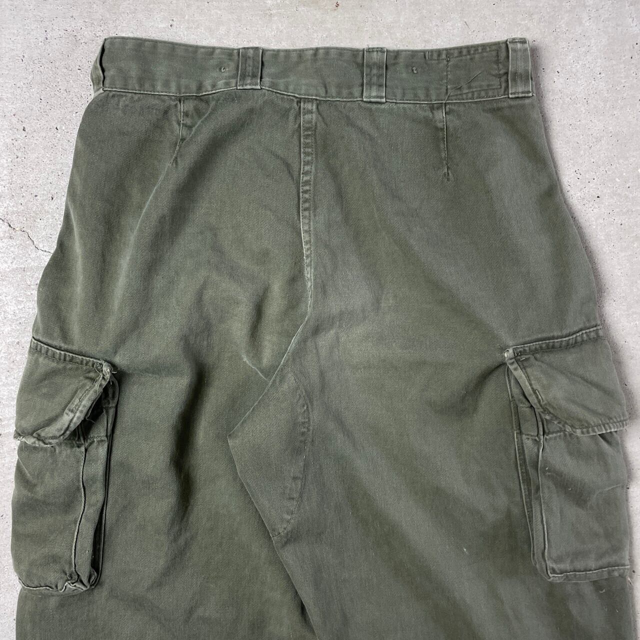70年代 フランス軍 M-64 カーゴパンツ ミリタリーパンツ メンズW28相当