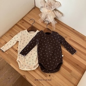 韓国子供服 / 26Autumn / 〖取寄〗Brodyjane / ストレッチリボンベビースーツ / ベビー服 / 赤ちゃん服 / ロンパース *S/M*