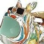 小物入れ 口デカ ブルドッグ 2カラー 青 緑 置物 尻尾お皿 犬 ミニテーブル 卓上 おしゃれ インテリア 小物置き 収納 シンプル リビング 一人暮らし