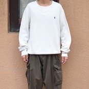 POLO RALPH LAUREN white sweat boro