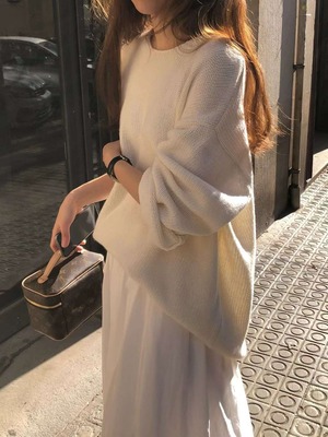 [OUNCE] noa wide knit (即納)
