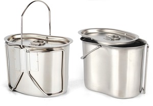 【アウトレット品】YAEI Enthusiast ミリタリー キャンティーン カップ セット（カップ＋リッド＋ストーブ）
