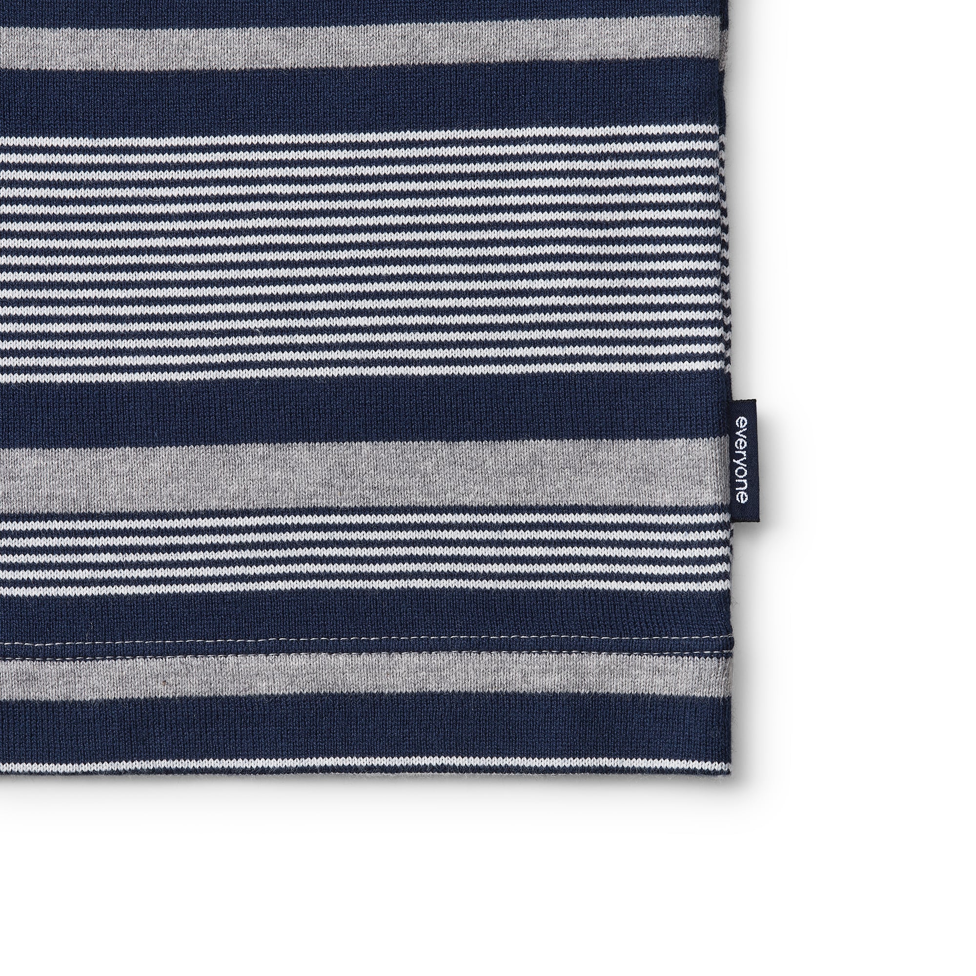 everyone border tee shirt ブラック XL everyone border long sleeve tee shirt (NAVY) | everyone