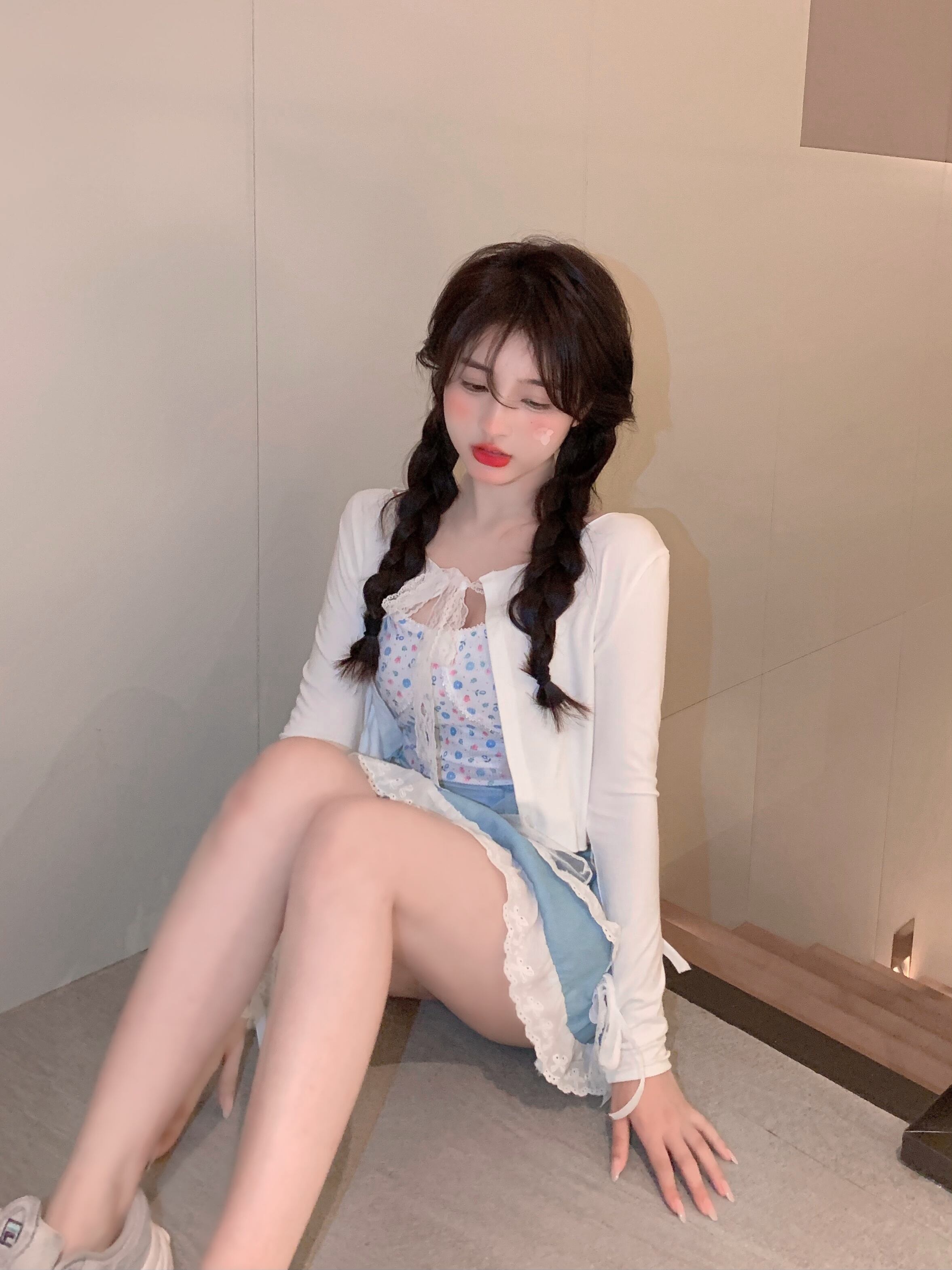 フローラルサマーレースジャケット リボン 夏物 花柄 ピュア ブラックストロベリース88749435261