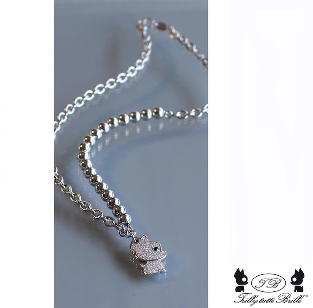 【Trilly tutti Brilli Japan】9th Anniversary  Silver Jewelry　ネックレス　チワワ