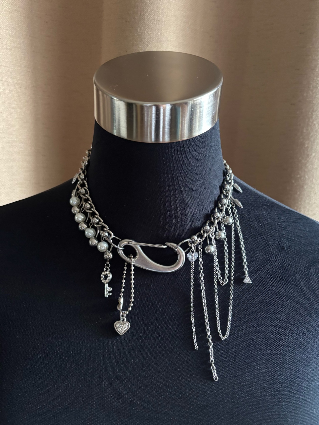 COLLENTE Originaldesign metal choker-4578-3