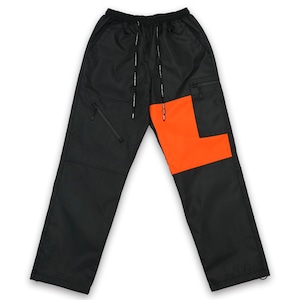 T.C.R WATERPROOF VENTURE PANTS - BLACK / ORANGE