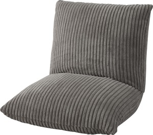 【特価処分】東谷(Azumaya-kk) 座椅子 グレー 幅38×奥行38-45×高さ36cm カックンリクライナー RKC-627GY