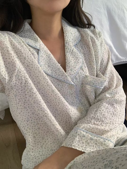 (予約) LITER / Darling flower pajama set 2color