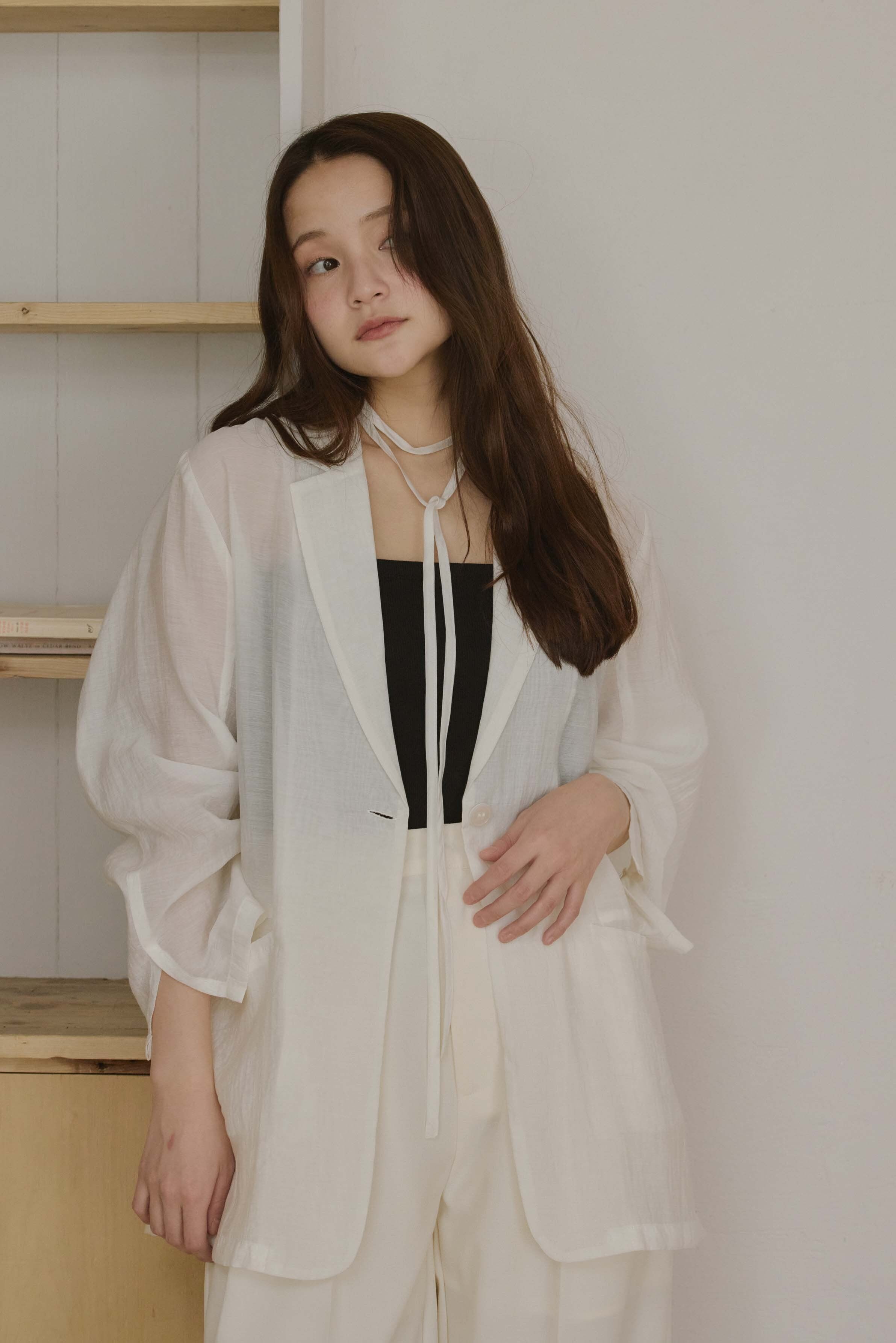 AM650402 sheer design jacket
