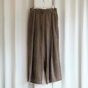 DRIES VAN NOTEN CORDUROY WIDE PANTS