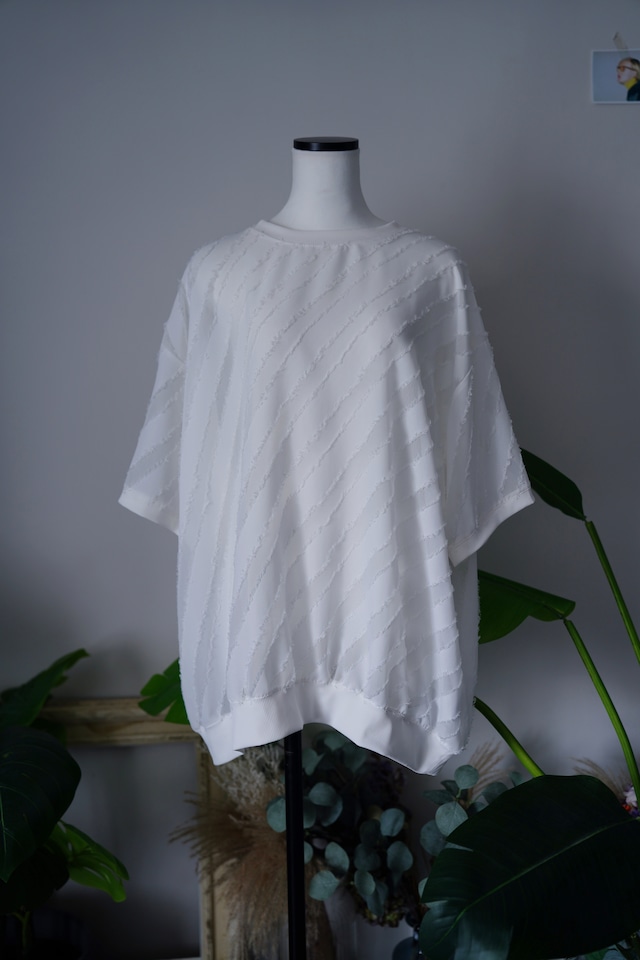 Nora Lily sheer tee  White