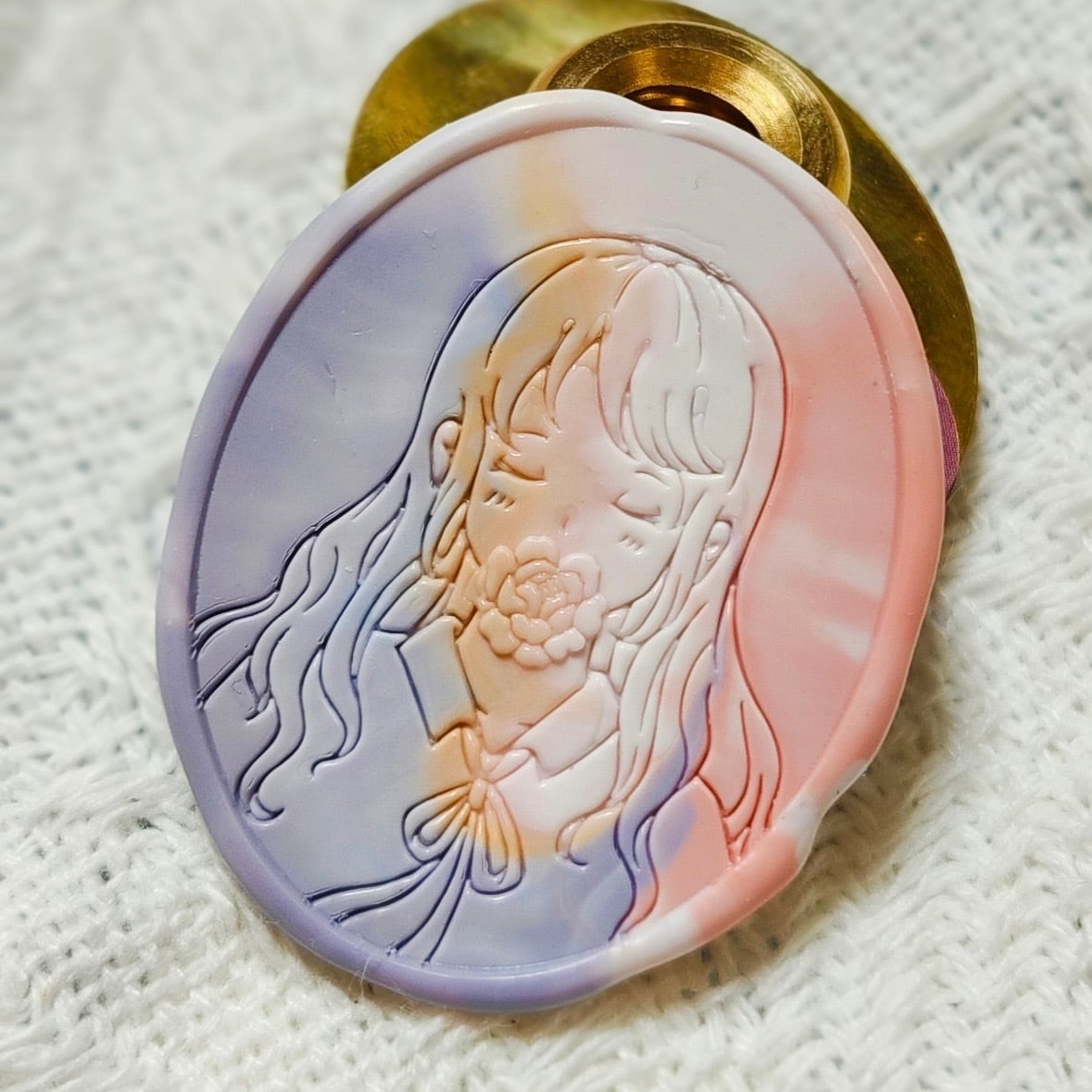 花にくちづけ|Flower Kiss ・シーリングスタンプ