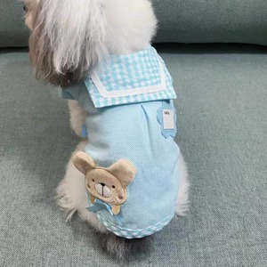 ドッグ 犬 小型犬 服カテゴリ ドッグウェア 室内着 コスチューム コスプレ クマ アニマル うさぎ 綿 かわいい シンプル カジュアル おしゃれ ラフ 個性的 主役級 存在感 ラブリー キュート 学生風 シンプル セーラー服 無地 チェック 春 夏 男の子 女の子 成犬 スクール お出かけ イベント 公園 休日 バカンス カフェ 朝 散歩 ウォーキング 室内 プチプラ 普段使い トレンド 流行 インスタ映え 定番 L XL 2XL ピンク ブルー