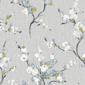 【特急取り寄せ】グレー×ブルーグレー梅花 FL775002MT