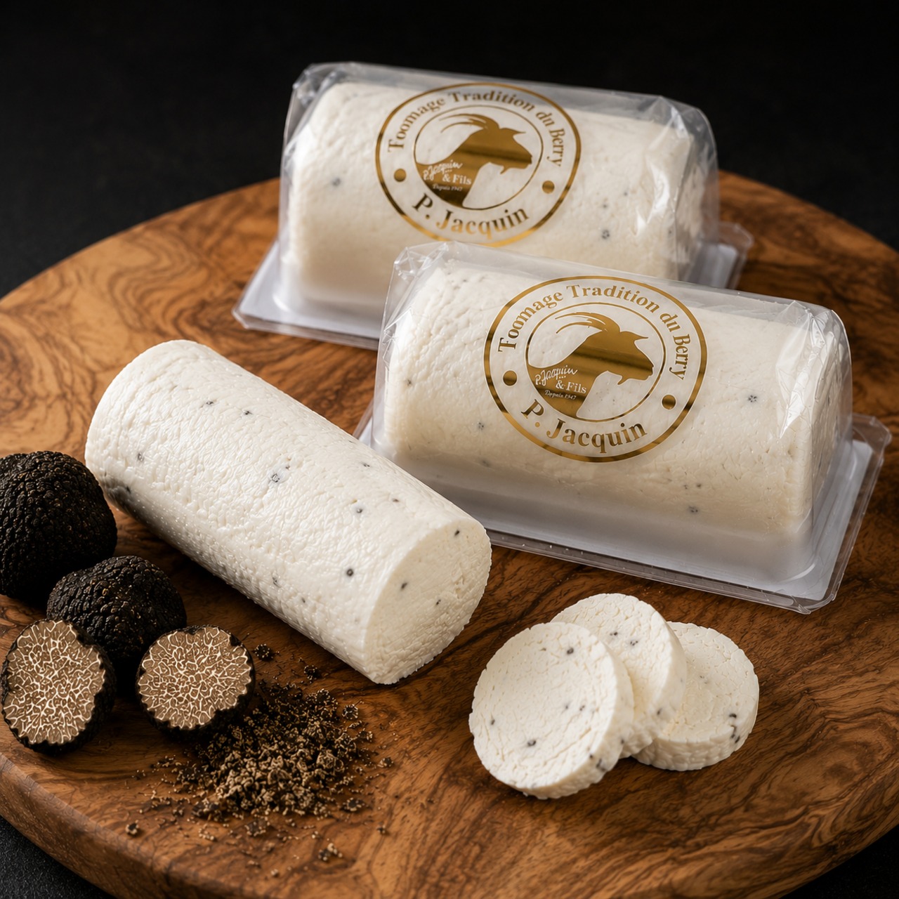 シェーヴルチーズ ブシェット トリュフ チーズ ヤギ 100g×2個 GOAT Cheese BUCHETTE A LA TRUFFE D'ETE 100g×2P