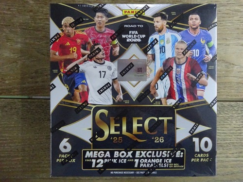 サッカー 2025-26 PANINI SELECT ROAD TO FIFA WORLD CUP MEGA BOX 未開封 BOX