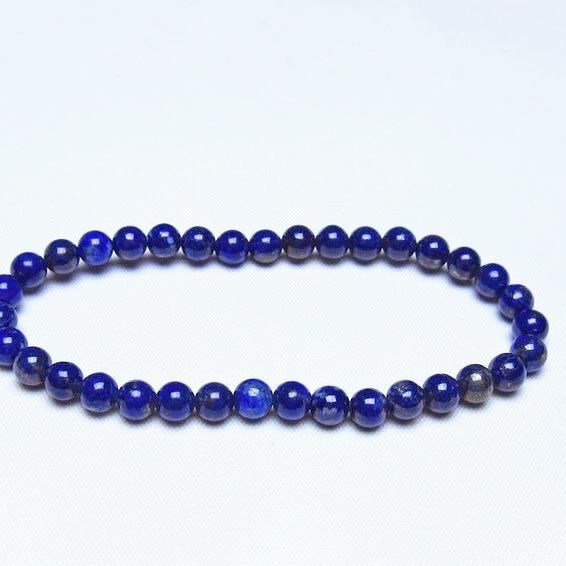 ラピスラズリ ブレスレット 5mm 一点物 メール便可 [M便 1/10] 111-48422